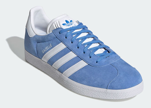 New colours Adidas Gazelle trainers His Knibs