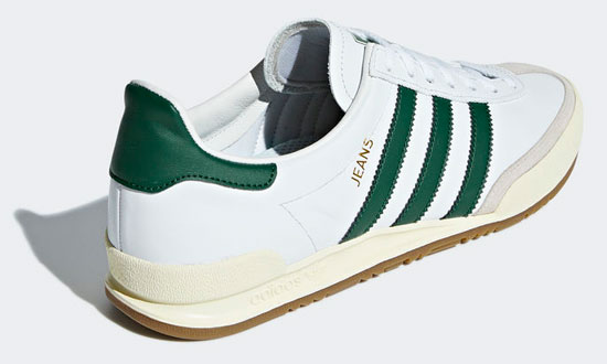 adidas jeans leather trainers