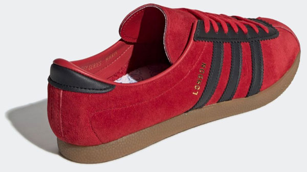 red adidas london trainers