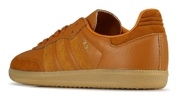 adidas samba leather trainers