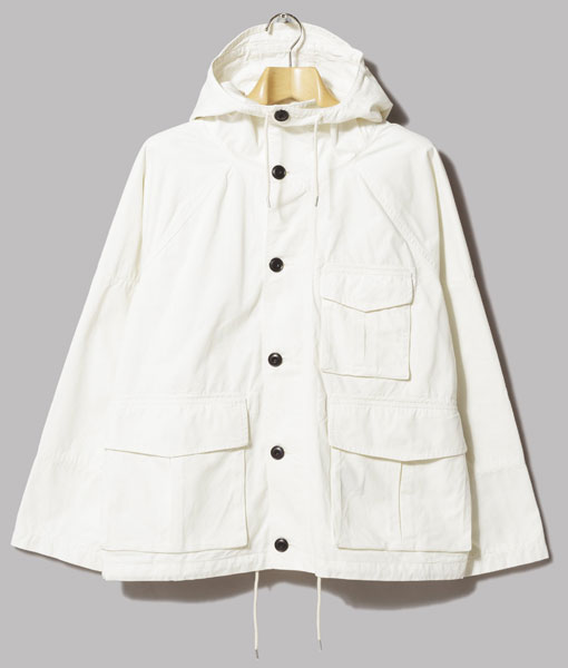 Albam hooded store zip parka