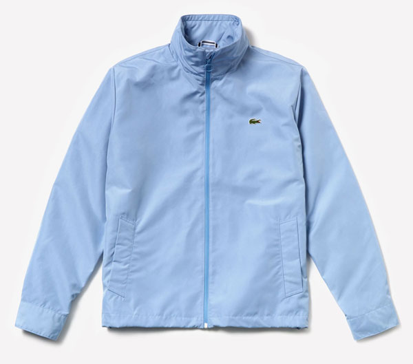 Light blue lacoste deals jacket