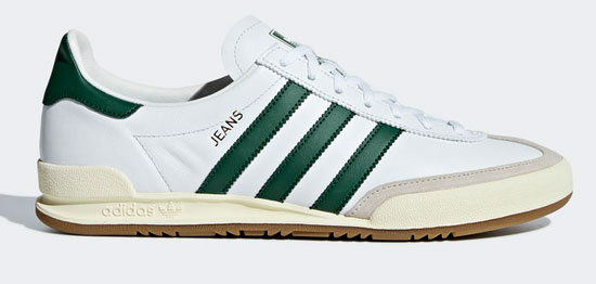 Adidas Jeans trainers reissue in white 