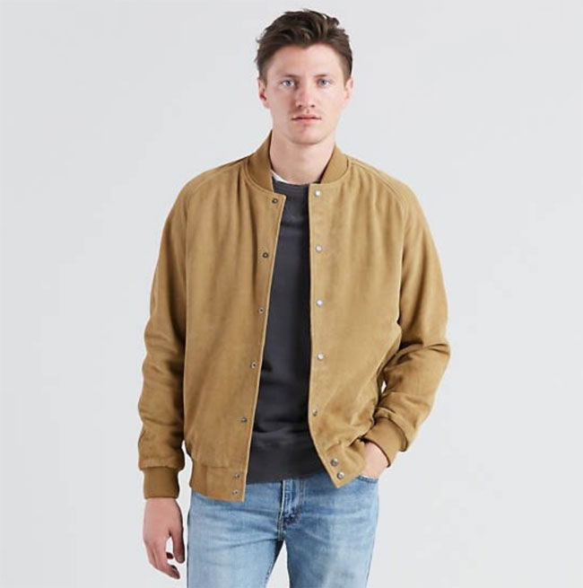 Levi's classic suede Varsity Jacket - His Knibs