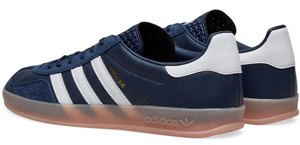 Adidas Gazelle Indoor trainers in blue leather - His Knibs