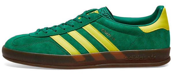 adidas green and yellow trainers