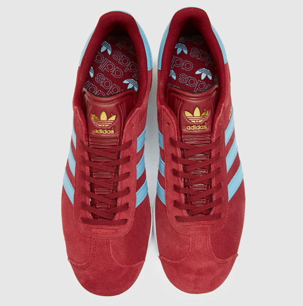 claret and blue trainers adidas