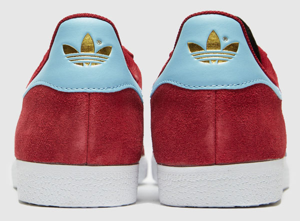 adidas 350 trainers claret and blue