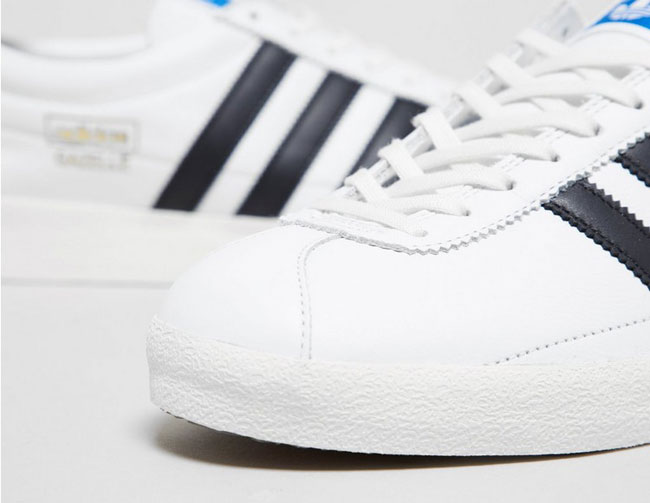 Condicional Susurro Gángster Adidas Gazelle Vintage trainers in white leather - His Knibs