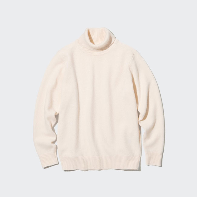 Budget lambswool turtleneck jumpers at Uniqlo - His Knibs