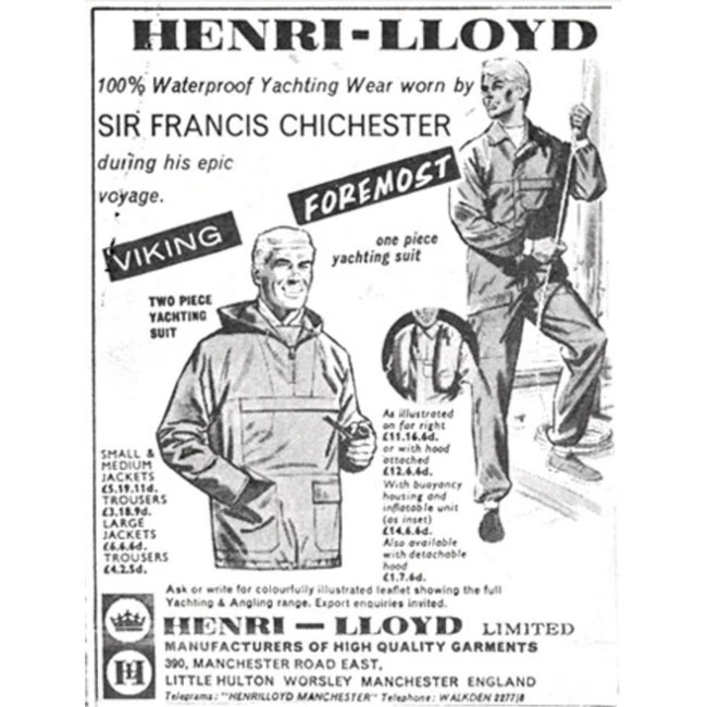 1960s Henri Lloyd Viking Smock returns to the shelves