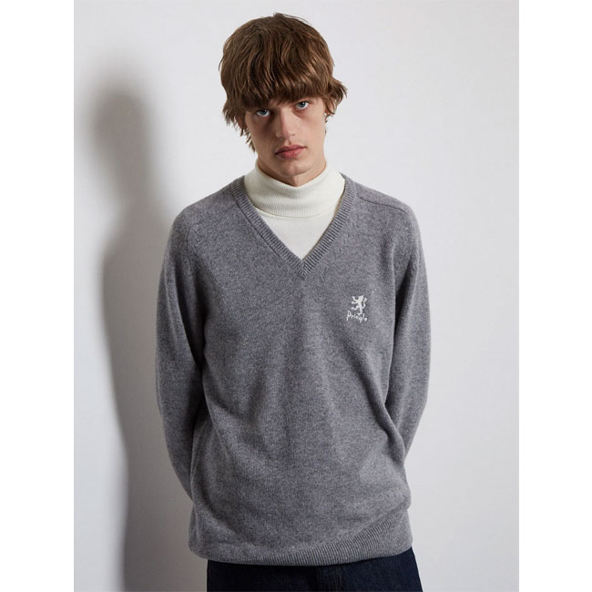 Pringle 1980s archive lambswool blend v-neck jumper