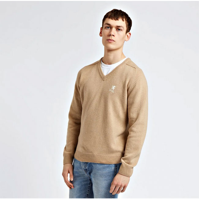 Pringle 1980s archive lambswool blend v-neck jumper