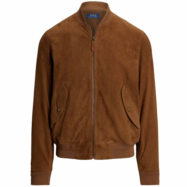 Polo Ralph Lauren Suede Bomber Jacket