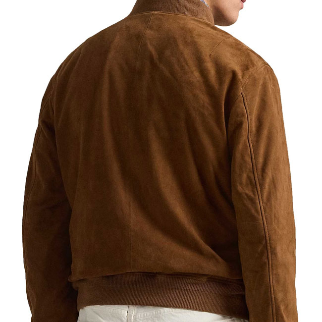 Polo Ralph Lauren Suede Bomber Jacket